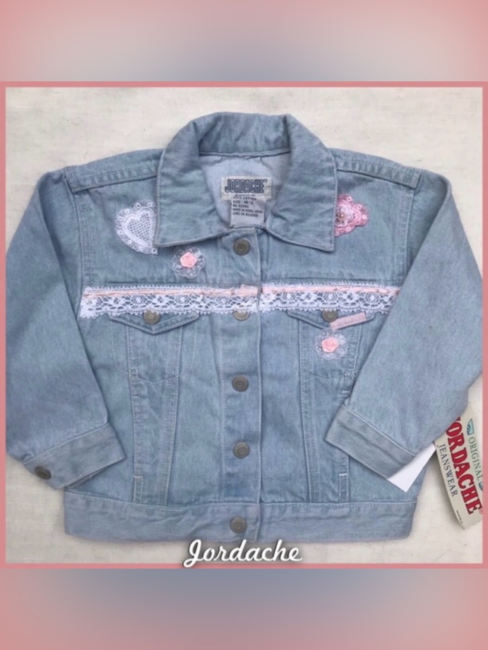Jordache Embellished Jean Jacket - Picture 1 of 8